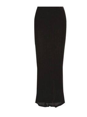 Joie Lulene Black Velvet Maxi Skirt